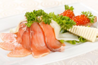 meze ile somon füme