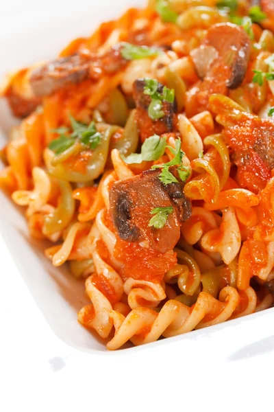 Pasta with vegetables — Stock Photo, Image