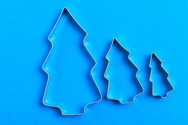 Kerstmis cookie cutters — Stockfoto