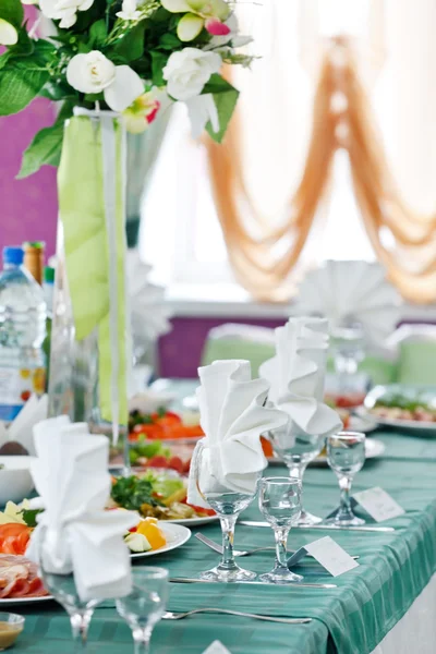 Wedding table setting — Stock Photo, Image