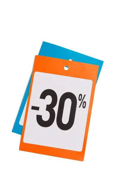 Discount tags — Stock Photo, Image