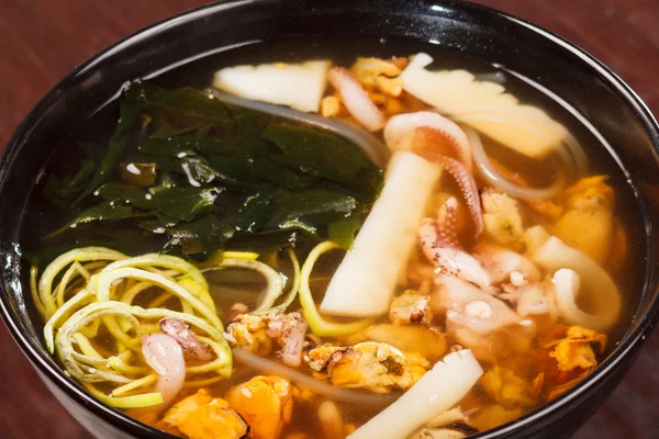 Sopa de frutos do mar japonesa — Fotografia de Stock