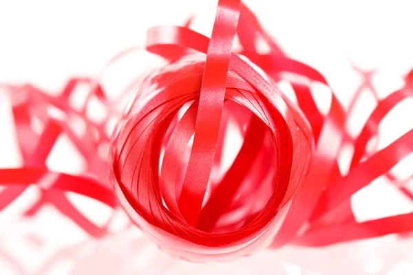 Red ribbon — Stock Photo, Image