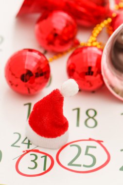 Noel takvimi sayfası