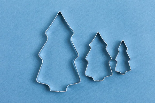 Christmas cookie cutters — Stock Photo, Image