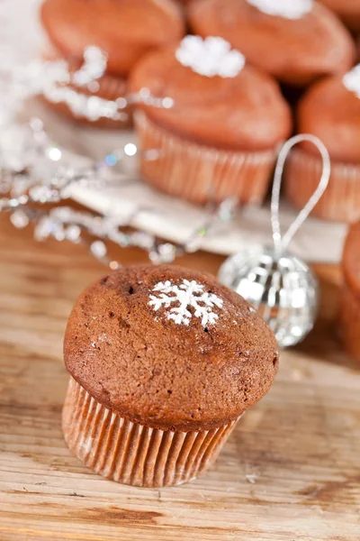 Schokoladen-Cupcakes — Stockfoto