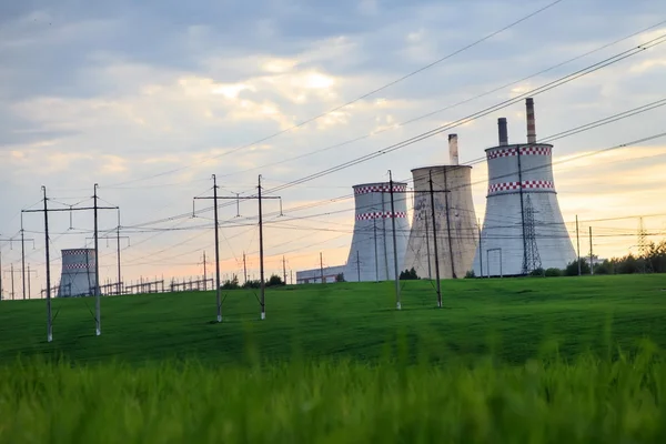 Estação de energia — Fotografia de Stock