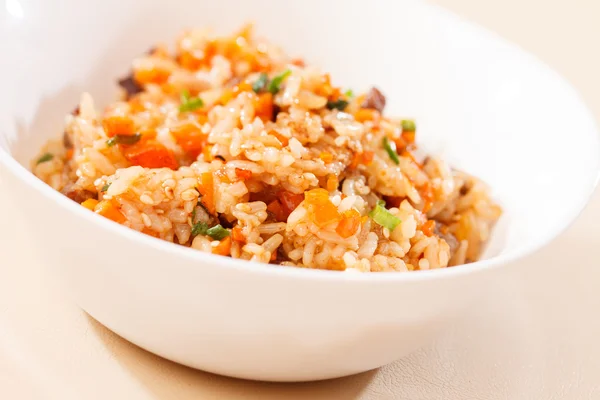 Rice with vegetables — Stock Photo, Image