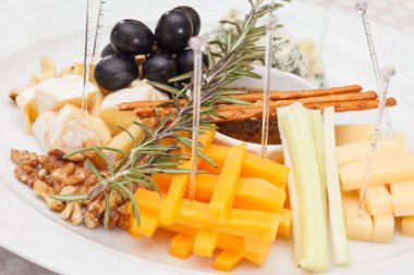 üzüm ve ballı Peynir tabağı