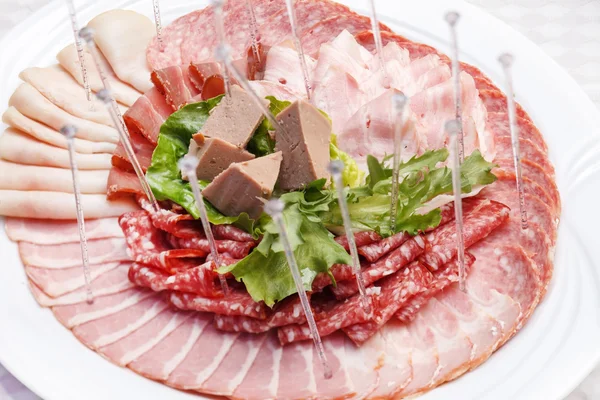 Antipasto di carne — Foto Stock