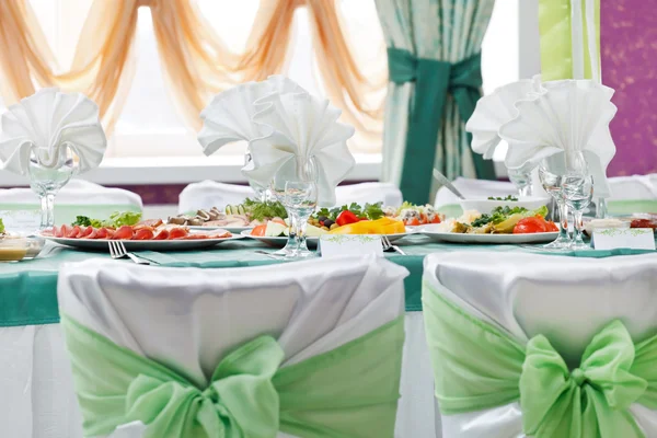 Wedding table setting — Stock Photo, Image