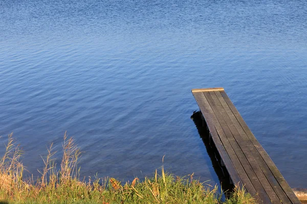 Jetty in the lake — Stock Photo, Image