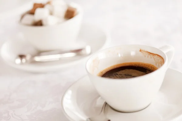 설탕과 커피 — 스톡 사진