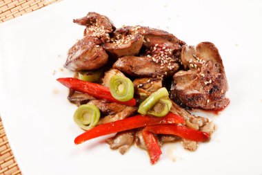 sebze ile sığır eti