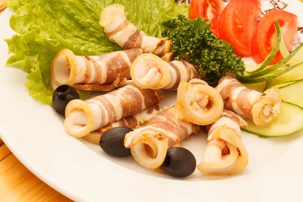 Meat rolls — Stock Photo, Image