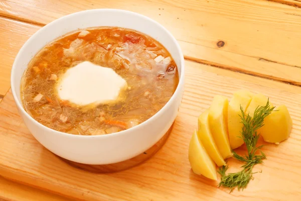 Tasty soup — Stock Photo, Image