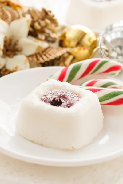Рождественский десерт — стоковое фото