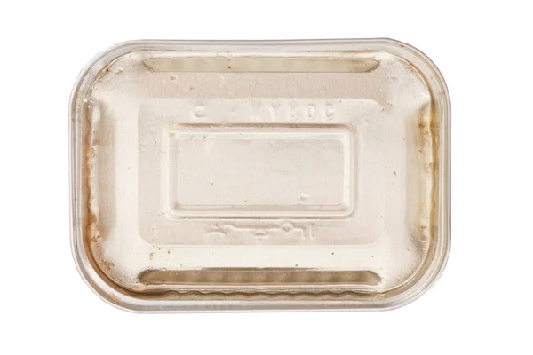 Пустой серебряный консервный бак — стоковое фото