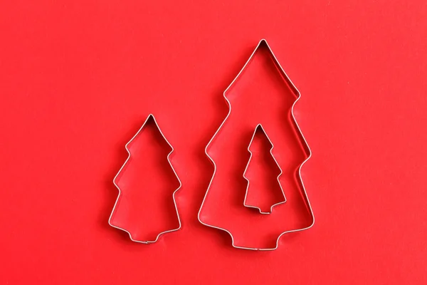 Christmas cookie cutters — Stock Photo, Image