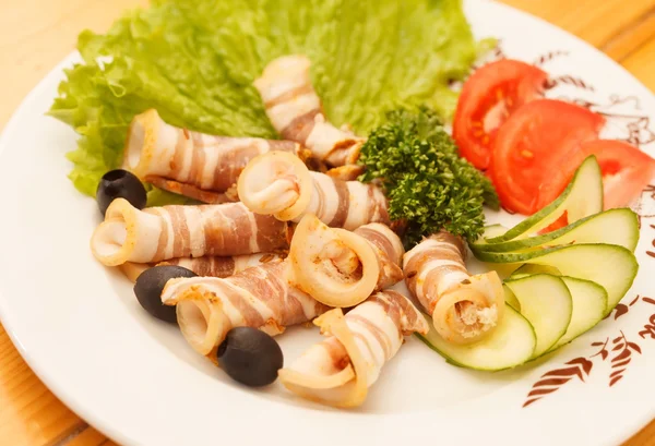 Meat rolls — Stock Photo, Image