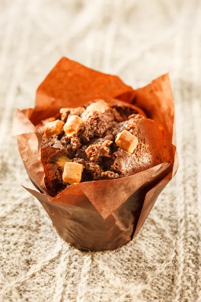 Cakes with chocolate — Stock Photo, Image