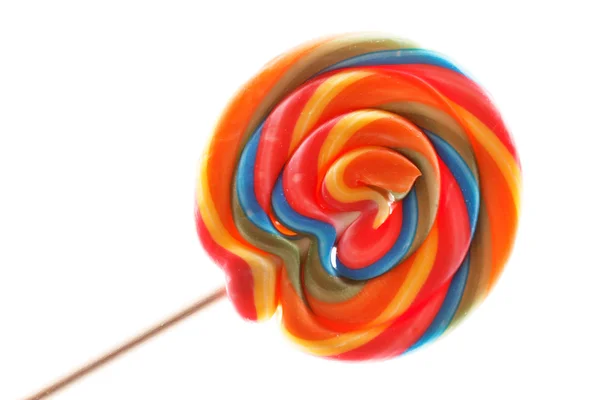 Colorful spiral lollipop — Stock Photo, Image