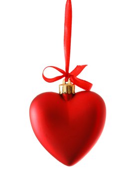 Şerit üzerindeki kırmızı kalp