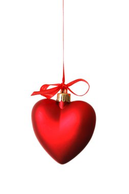 Şerit üzerindeki kırmızı kalp