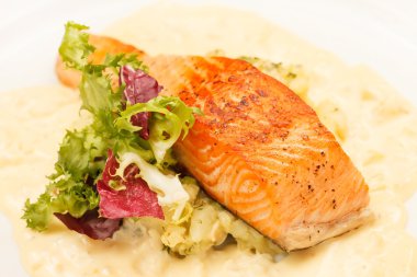 sebzeli somon bifteği