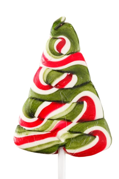 Christmas tree lollipop — Stock Photo, Image