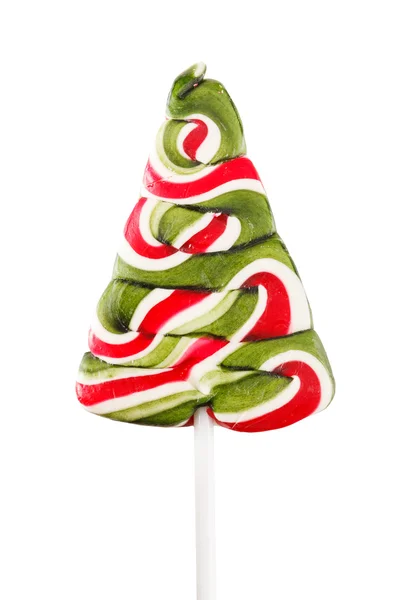 Christmas tree lollipop — Stock Photo, Image