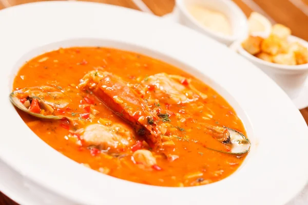 Zuppa di frutti di mare — Foto Stock