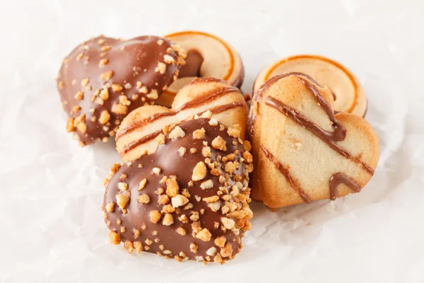 Galletas de corazón — Foto de Stock