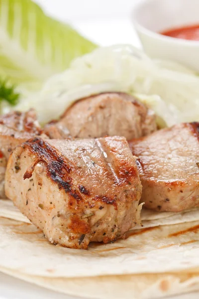 Tasty kebab — Stock Photo, Image