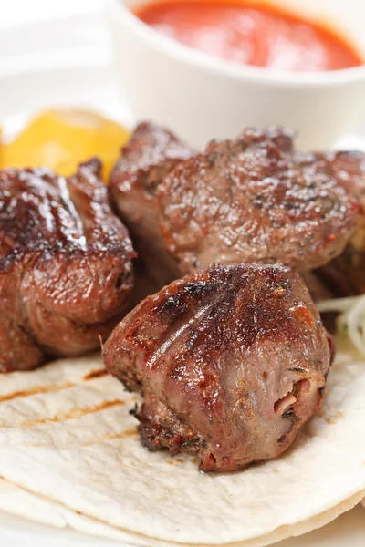 Sabroso kebab — Foto de Stock