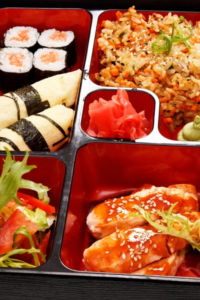 盒饭日本食品 — 图库照片