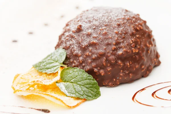 Čokoládový dezert — Stock fotografie