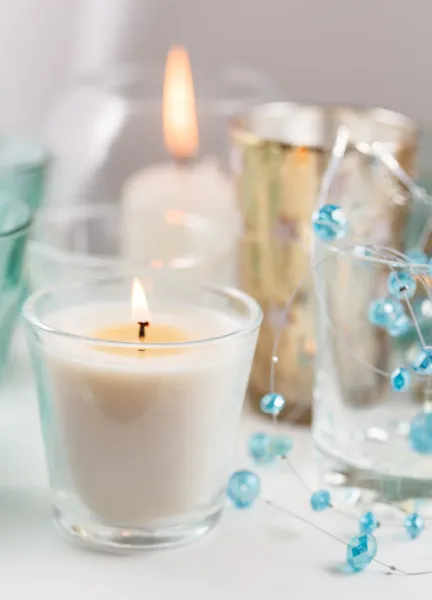 Christmas candles — Stock Photo, Image