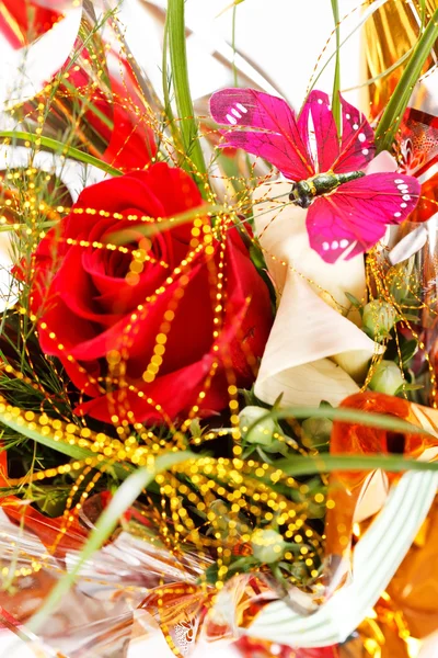 Boeket van kleurrijke bloemen — Stockfoto