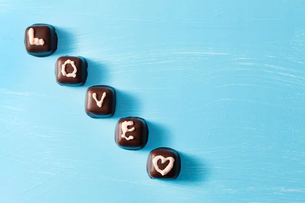 Chocolate regalo de San Valentín —  Fotos de Stock