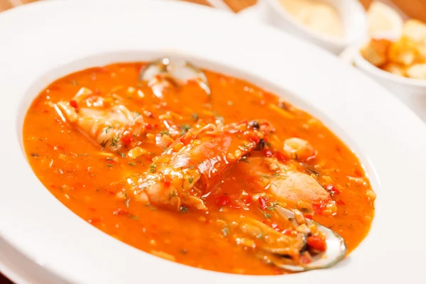 Zuppa di frutti di mare — Foto Stock