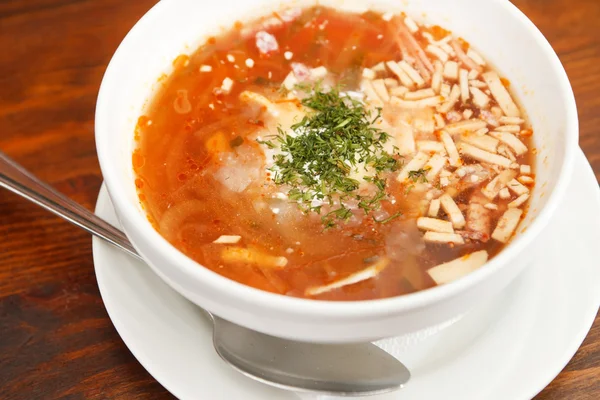 Tasty soup — Stock Photo, Image