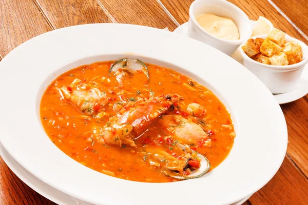 Zuppa di frutti di mare — Foto Stock