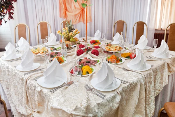 Wedding table setting — Stock Photo, Image