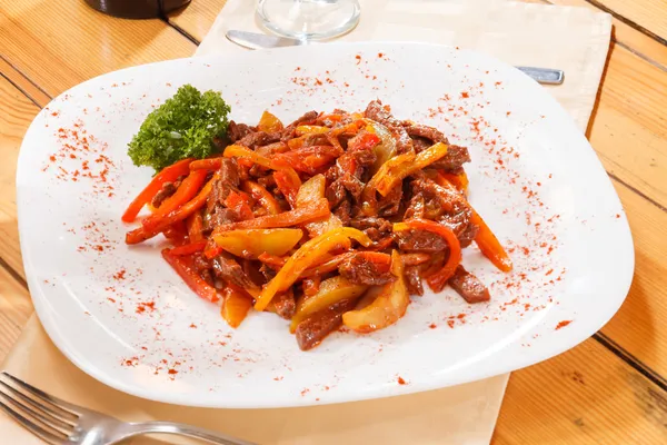 Fleisch und Gemüseeintopf — Stockfoto