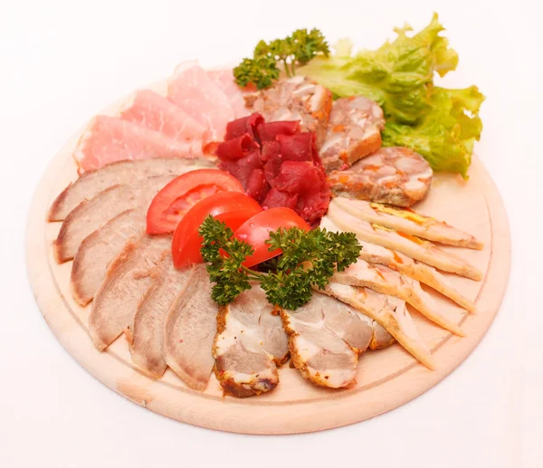 Meat plate — Stock Photo, Image