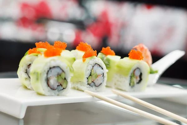 Leckeres Sushi — Stockfoto