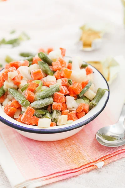 Bevroren groenten en fruit — Stockfoto