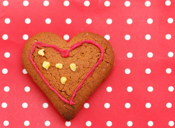 Hjärtat cookie — Stockfoto