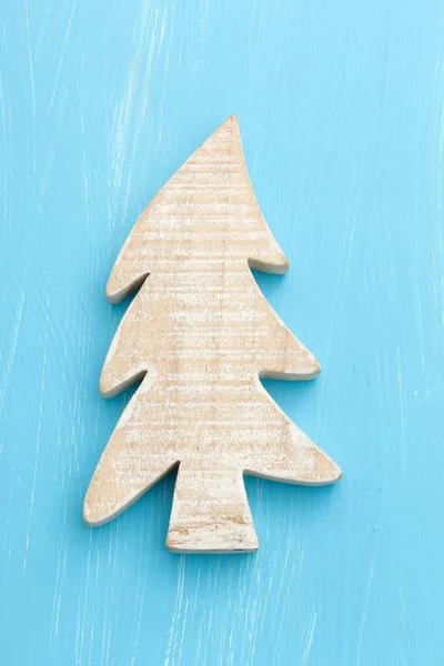 Wooden christmas tree — Stock Photo, Image